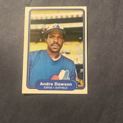 Andre Dawson 1982 Fleer #187