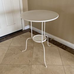 White Side Table