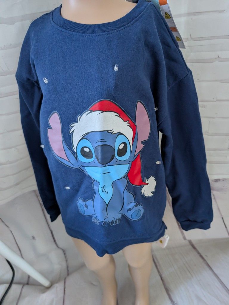 New Disney Stitch Sweatshirt Size M Gender Neutral 