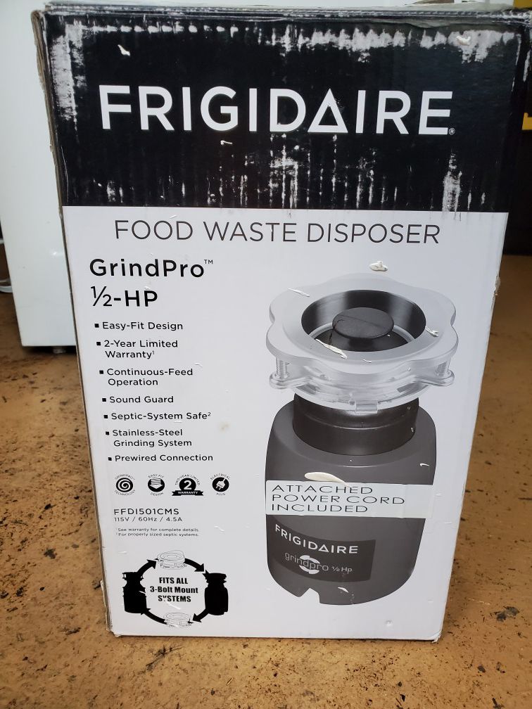 Frigidaire garbage disposal 1/2 HP