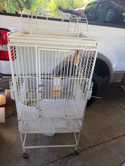 Cal Cage Large Bird Cage on Wheels