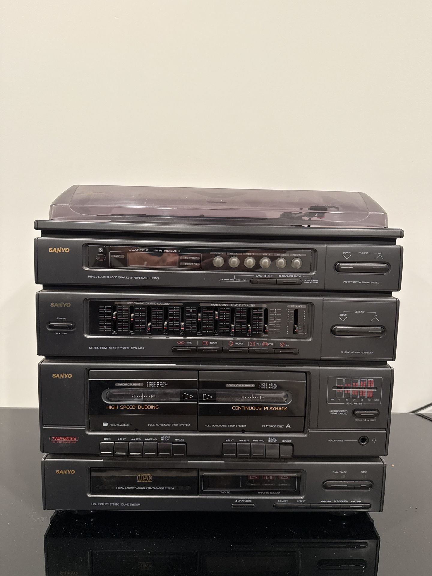 Sanyo Stereo Music System Model GCD949U