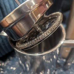 Stainless Steel French Press Coffee Maker 34 Oz, Double Wall Insulated Coff