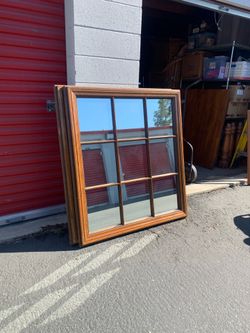 Large 9 panel mirrors 49” tall 45” wide