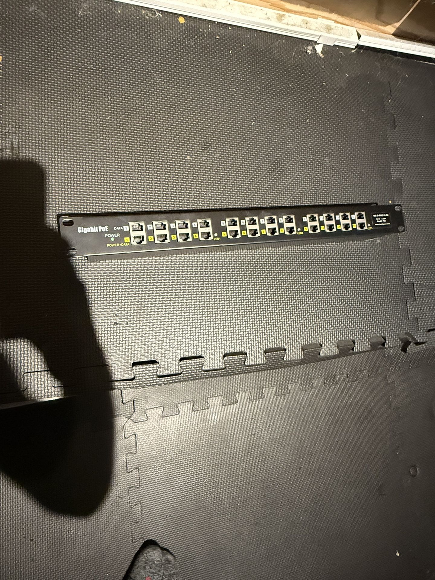 Rack Mount Poe Injector Switch 12 Port