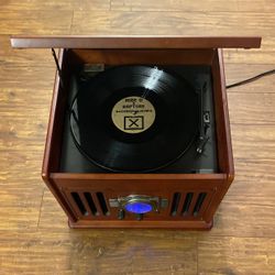 VTG Bluetooth Record Player (Vinyl, CD, Cassette) 