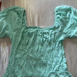 Teal Blouse