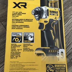 DEWALT XR 20-volt max 1/4-in Brushless Cordless Impact Drive