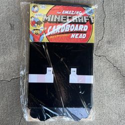 New Minecraft Enderman Head Cardboard Mask party kids costume HALLOWEEN 