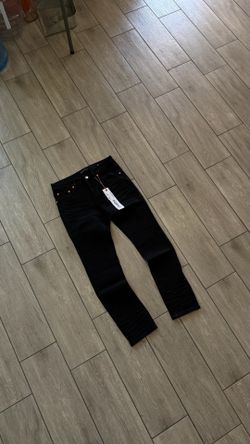 Purple jeans