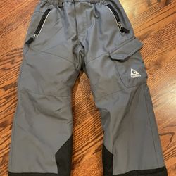 Gerry Snowboard Ski Snow Pants Youth XS 5/6, Dark Gray