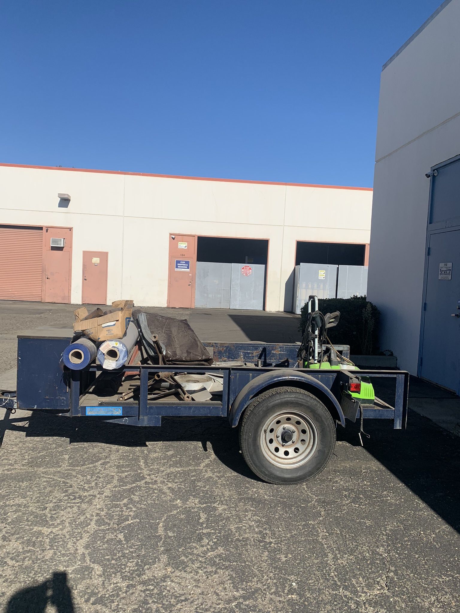Trailer with Storage Box