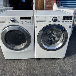 Lg stackable washer and dryer set