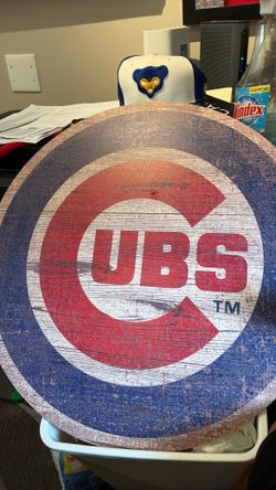 Chicago cubs plaque board