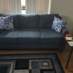 Navy Blue Couch 
