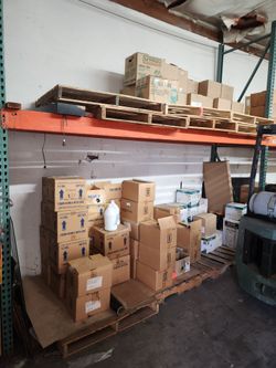 Industrial shelving Units.
