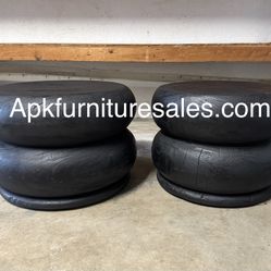 Restoration Hardware Organic Burnt Tables