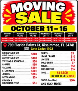 Everything must go