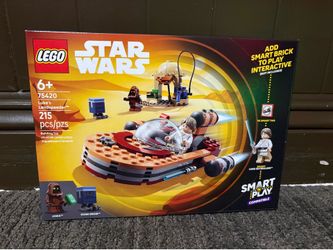LEGO Star Wars Luke’s Landspeeder 75420 - New Sealed - 215 Pieces SMART Play Set with Minifigures