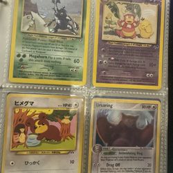 Vintage Pokemon Cards 