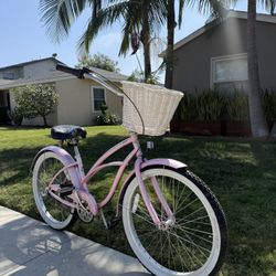 Electra Hawaii Pink Cruiser Bike with Basket – Excellent Condition 🌸