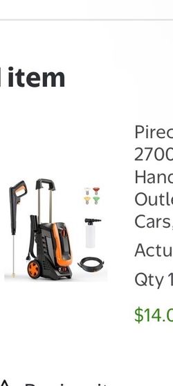 2700 PSI ORANGE PRESSURE WASHER