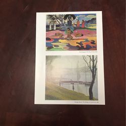 Gauguin And Seurat Pictures Copies