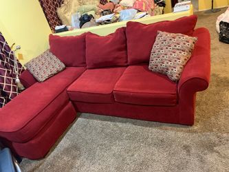 Burgundy Sofa