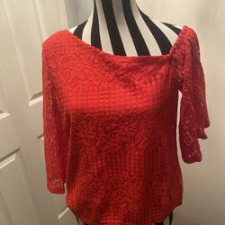 Red Laundry By Shelli Segal Top