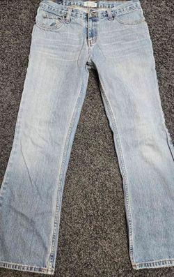 Aeropostale Light Wash Straight Leg Jeans