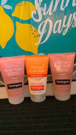 Neutrogena oil free Acne Wash $6 each