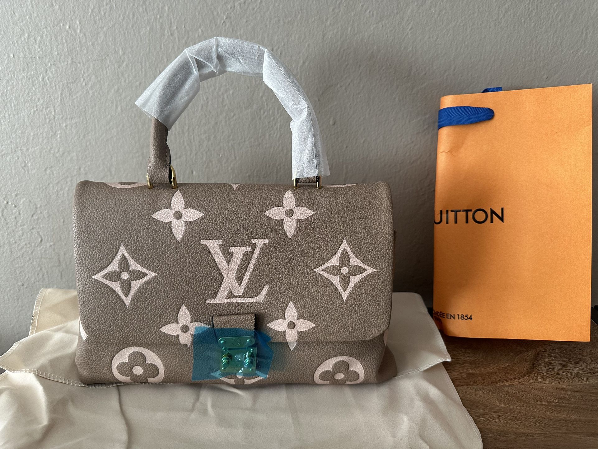 Louis Vuitton Brown Shoulder Bag With Iconic Monogram