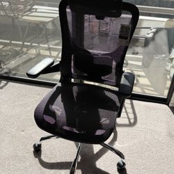 Marrap Ergonomic Office Chair (QY9) – Adjustable Lumbar, Mesh – $100 (Studio City)
