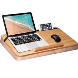 Premium Bamboo Lap Desk – Fits 17” Laptop – $25 - 1 Left