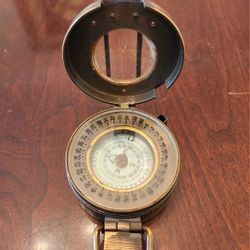 British Military Ww2 Mark Iii Prismatic Nautical Brass Pocket Compass