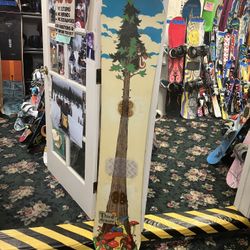 160 cm Third Drawer Snowboard Deck * Vintage 1990's * Beyond Rare * All Mountain Directional Camber