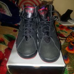 JORDAN 7S RAPTORS SIZE 11 1/2 MANS USED GOOD CONDITION $120 DOLLARS OBO 