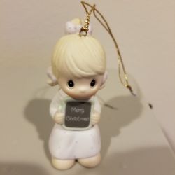 Precious Moments Merry Christmas Ornament 