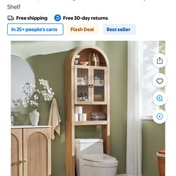Toilet storage cabinet