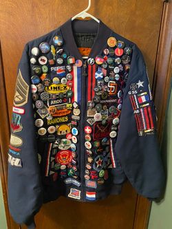 ‘Red Kap’ punk bomber jacket