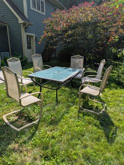 Patio set outdoor table and chairs
