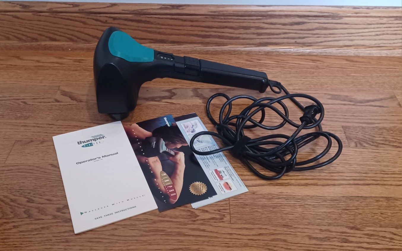 Thumper Mini Pro handheld massager used 5 times