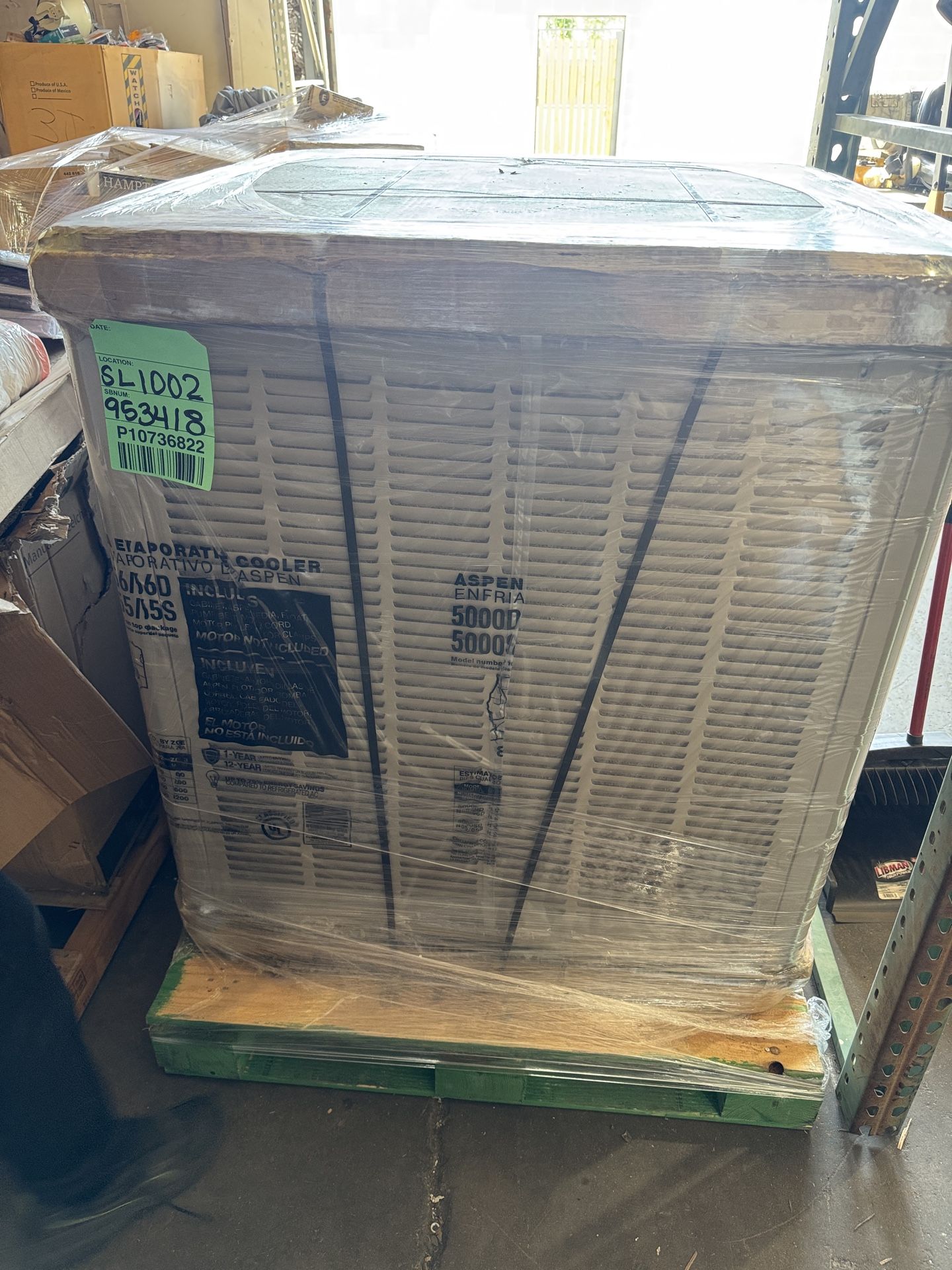 Champion Cooler 6500 CFM Down-Draft Roof Evaporative Cooler for 2400 sq. ft. (Motor Not Included)