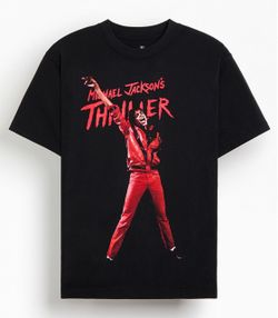 NEW MICHAEL JACKSON OFFICIAL THRILLER BAND MUSIC T-SHIRT Men’s LARGE