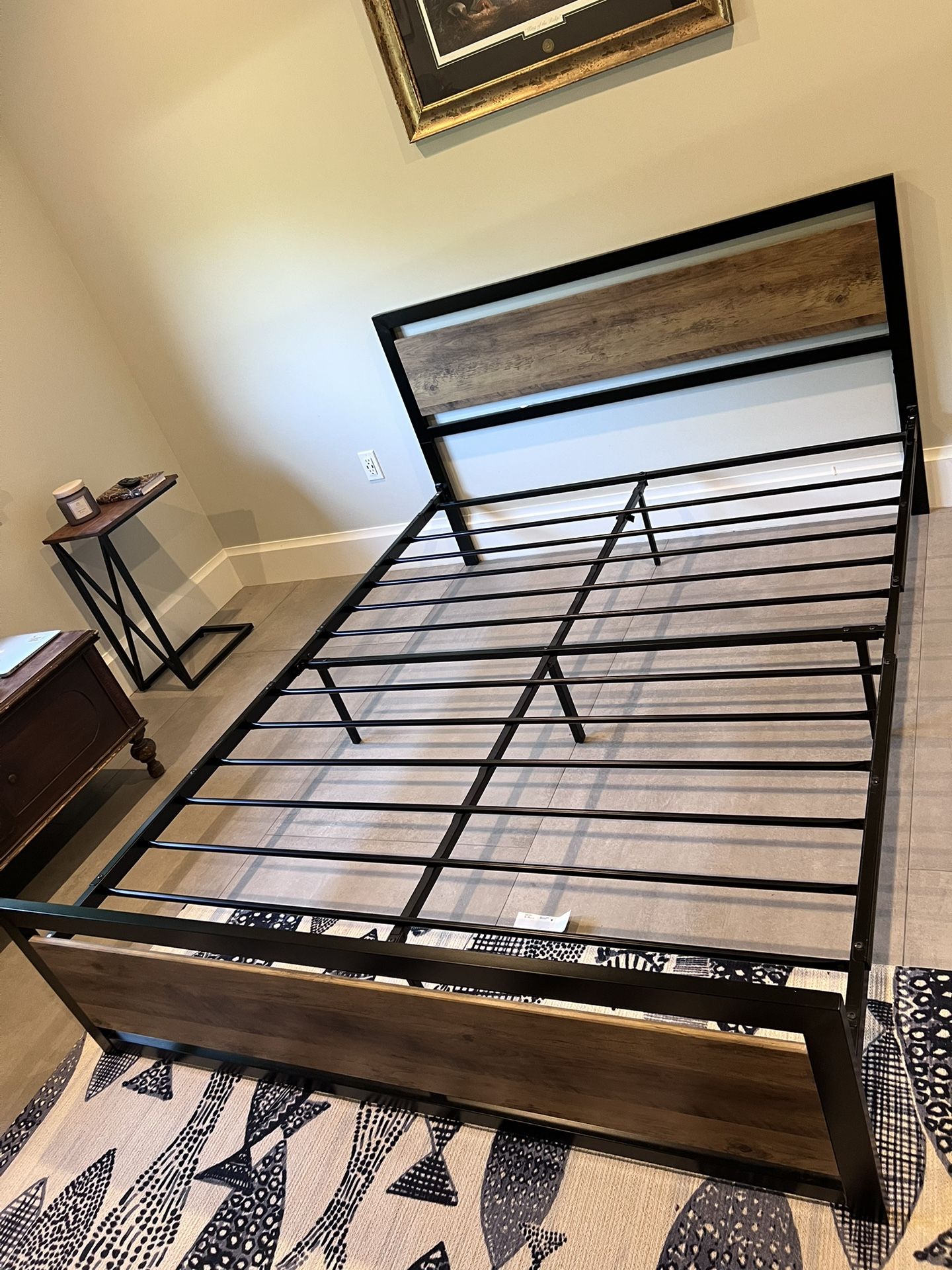 Queen Bed Frame And Desk