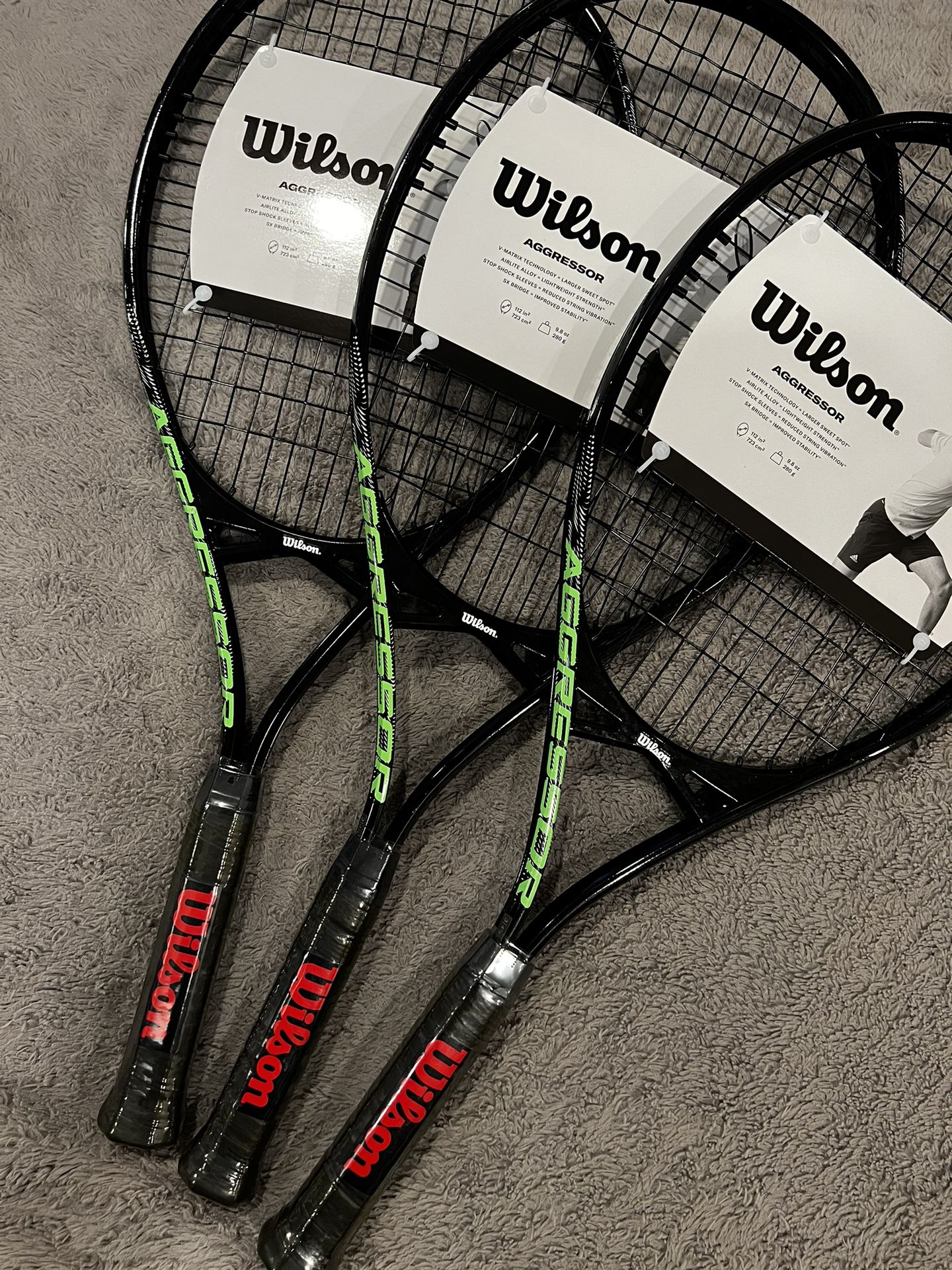 Aggressor Tennis Rackets 