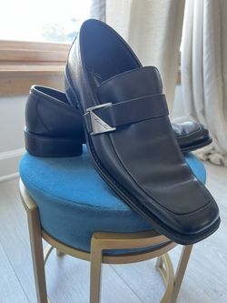 Kenneth Cole New York Men’s Black Leather Loafers – Size 8