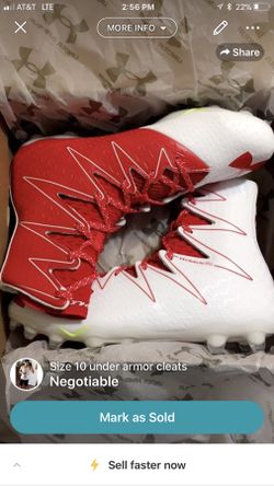 Brand new under armor cleats
