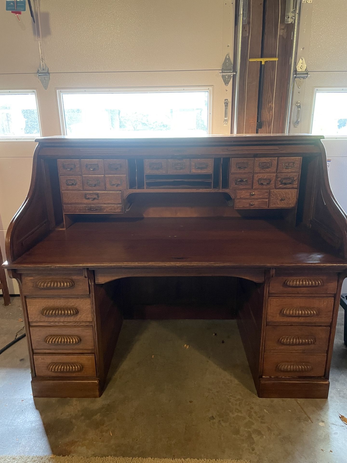 Antique Roll Top Desk