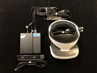 Sony PlayStation VR Headset PSVR PS4 CUH-ZVR1+CUH-ZEY1 Motion Camera+Cords(Post Nintendo era)
